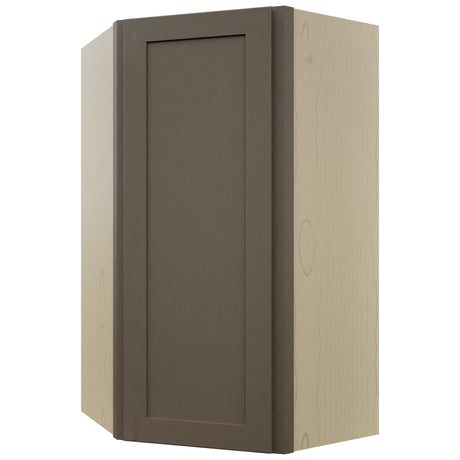 Fabuwood Galaxy Mocha WDC2442 Wall Corner Diagonal Cabinet, Front View