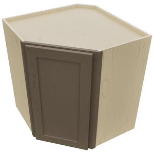 Fabuwood Galaxy Mocha WDC2730 Wall Corner Diagonal Cabinet, Top View