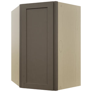 Fabuwood Galaxy Mocha WDC2739 Wall Corner Diagonal Cabinet, Front View