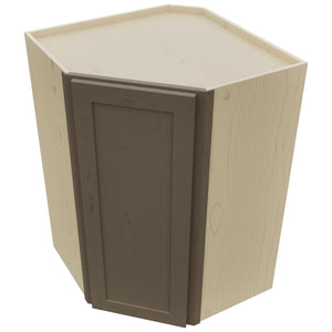 Fabuwood Galaxy Mocha WDC2739 Wall Corner Diagonal Cabinet, Top View