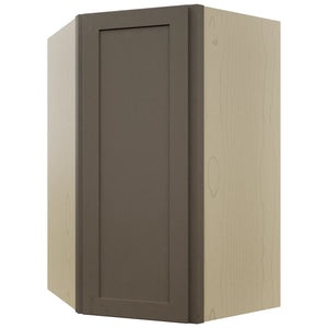 Fabuwood Galaxy Mocha WDC2742 Wall Corner Diagonal Cabinet, Front View