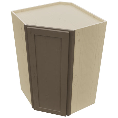 Fabuwood Galaxy Mocha WDC2742 Wall Corner Diagonal Cabinet, Top View