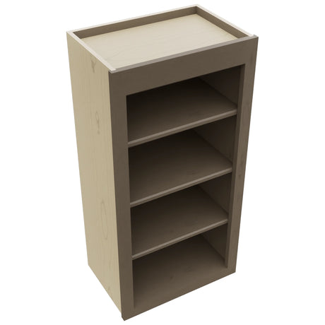 Fabuwood Galaxy Mocha WOS1836 Wall Open Shelf, Top View