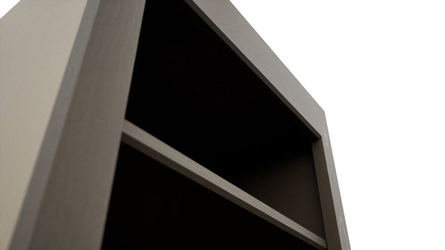 Fabuwood Galaxy Mocha WOS1836 Wall Open Shelf, Detail View