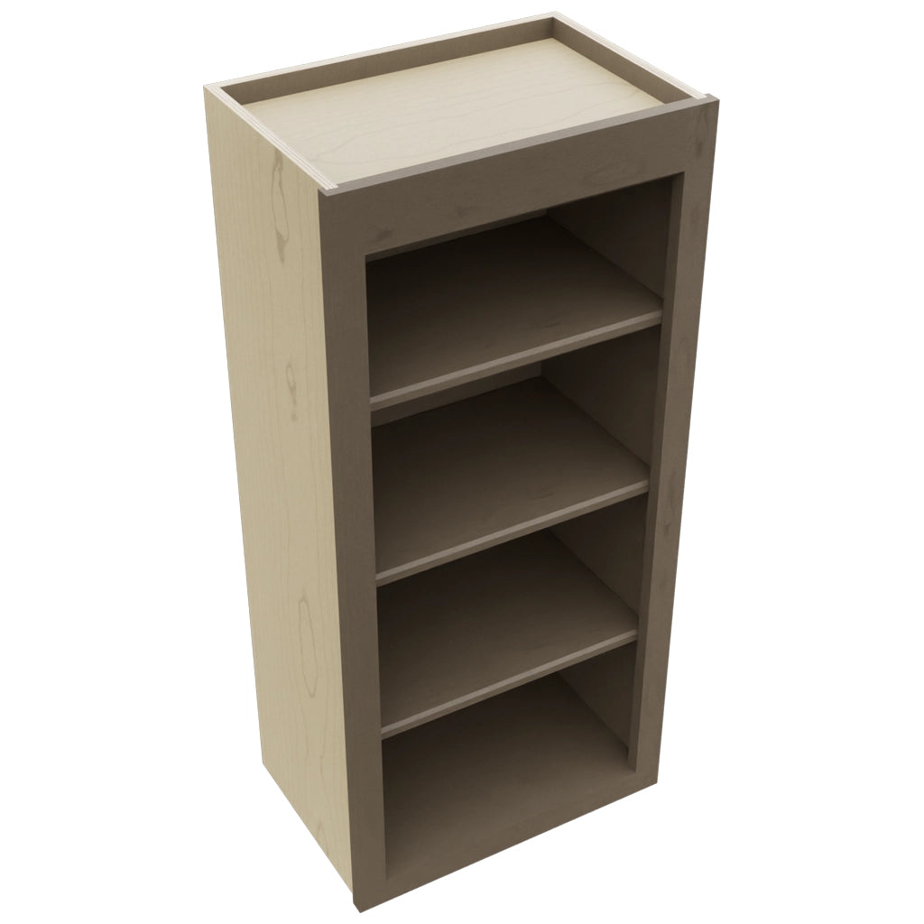 Fabuwood Galaxy Mocha WOS1839 Wall Open Shelf, Top View
