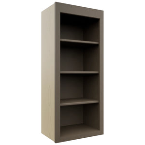 Fabuwood Galaxy Mocha WOS1842 Wall Open Shelf, Front View