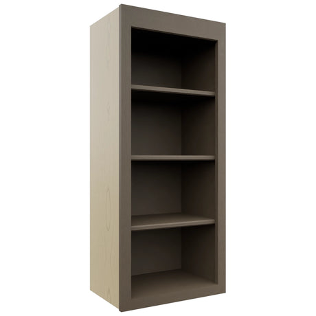 Fabuwood Galaxy Mocha WOS1842 Wall Open Shelf, Front View