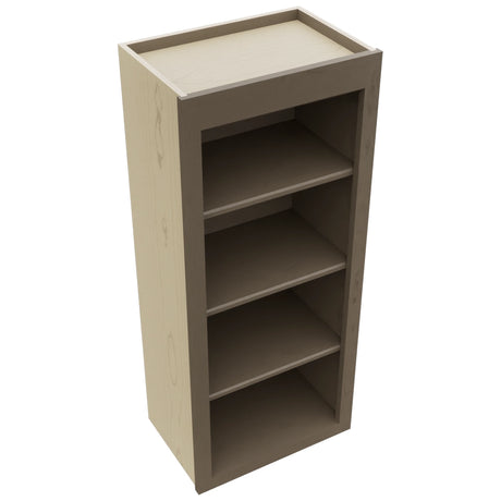 Fabuwood Galaxy Mocha WOS1842 Wall Open Shelf, Top View