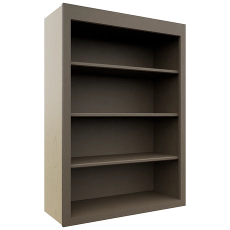 Fabuwood Galaxy Mocha WOS3042 Wall Open Shelf, Front View