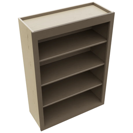 Fabuwood Galaxy Mocha WOS3042 Wall Open Shelf, Top View