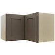 Fabuwood Galaxy Mocha WPC2415 Wall Corner Pie Cabinet, Front View