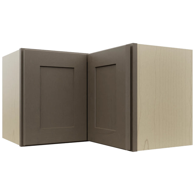 Fabuwood Galaxy Mocha WPC2415 Wall Corner Pie Cabinet, Front View
