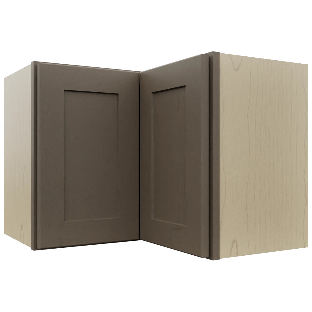 Fabuwood Galaxy Mocha WPC2418 Wall Corner Pie Cabinet, Front View