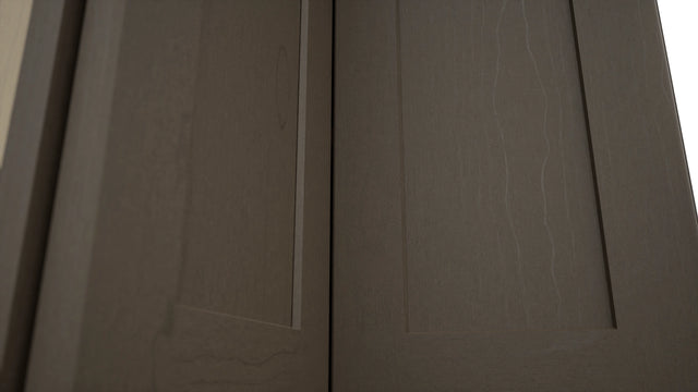 Fabuwood Galaxy Mocha WPC2430 Wall Corner Pie Cabinet, Detail View