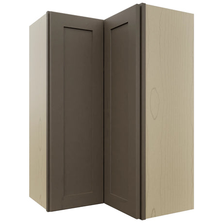 Fabuwood Galaxy Mocha WPC2436 Wall Corner Pie Cabinet, Front View