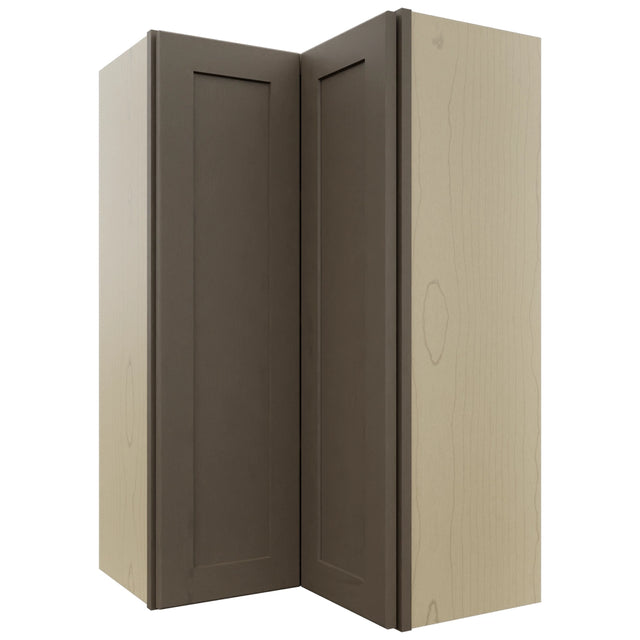 Fabuwood Galaxy Mocha WPC2439 Wall Corner Pie Cabinet, Front View