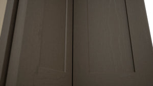 Fabuwood Galaxy Mocha WPC2439 Wall Corner Pie Cabinet, Detail View