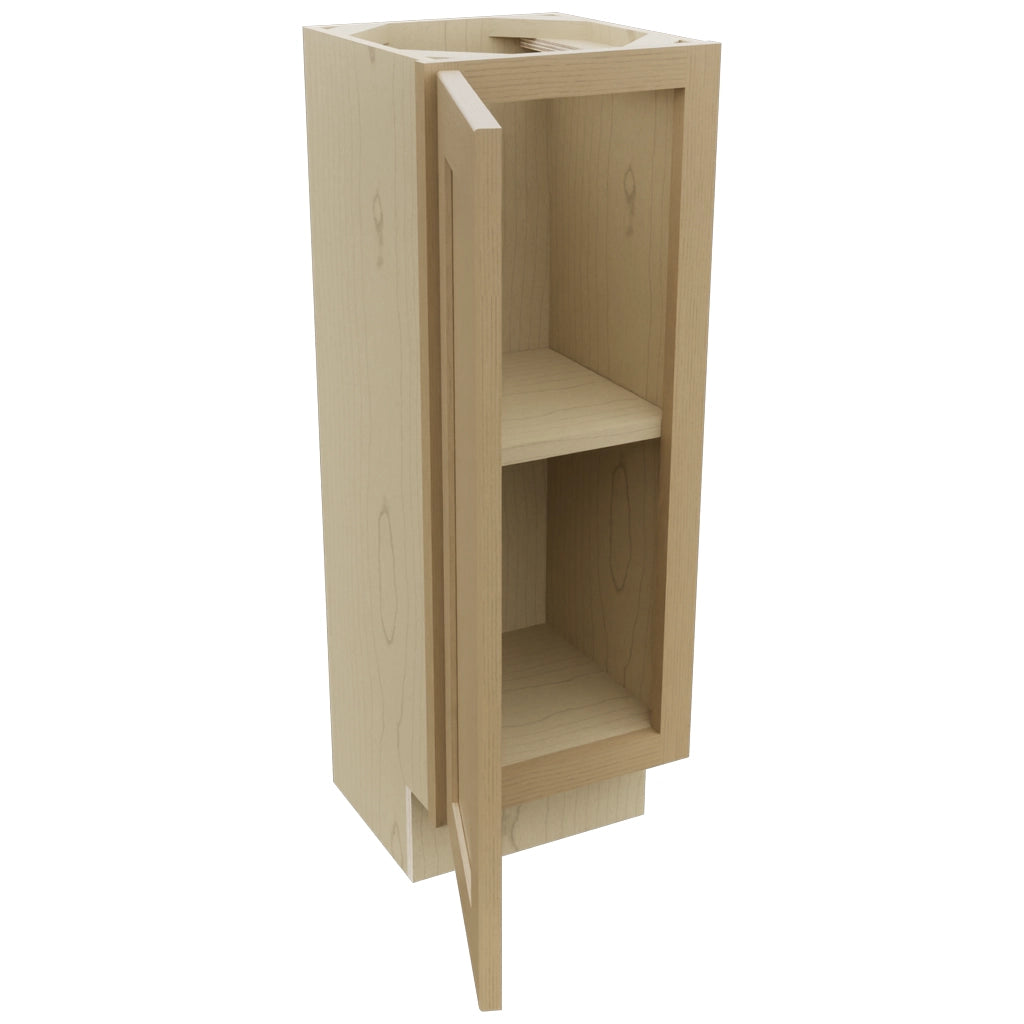 Fabuwood Galaxy Natural Oak B12FD-12D Base Full Door Cabinet, Open View