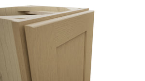 Fabuwood Galaxy Natural Oak B12FD-12D Base Full Door Cabinet, Detail View