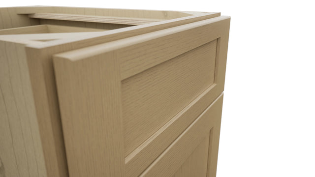 Fabuwood Galaxy Natural Oak B18 Base Standard Cabinet, Detail View