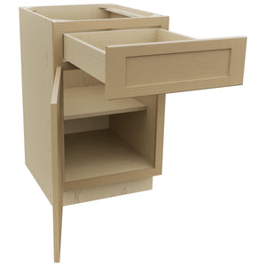 Fabuwood Galaxy Natural Oak B21 Base Standard Cabinet, Open View