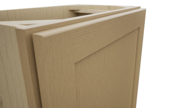 Fabuwood Galaxy Natural Oak B21FD-12D Base Full Door Cabinet, Detail View