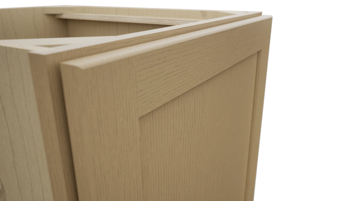 Fabuwood Galaxy Natural Oak B21FD Base Full Door Cabinet, Detail View