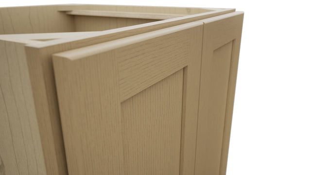 Fabuwood Galaxy Natural Oak B24FD Base Full Door Cabinet, Detail View