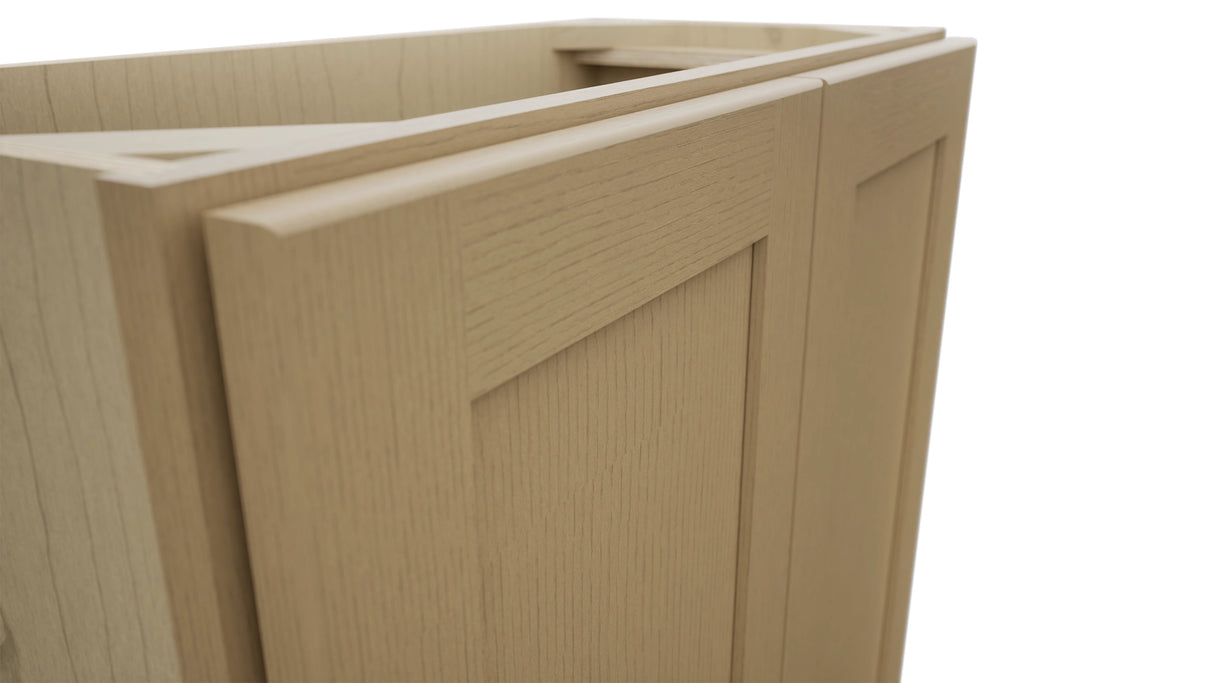 Fabuwood Galaxy Natural Oak B27FD-12D Base Full Door Cabinet, Detail View