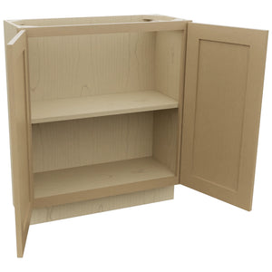 Fabuwood Galaxy Natural Oak B30FD-12D Base Full Door Cabinet, Open View