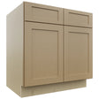 Fabuwood Galaxy Natural Oak B33 Base Standard Cabinet, Front View