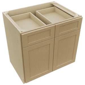 Fabuwood Galaxy Natural Oak B33 Base Standard Cabinet, Top View