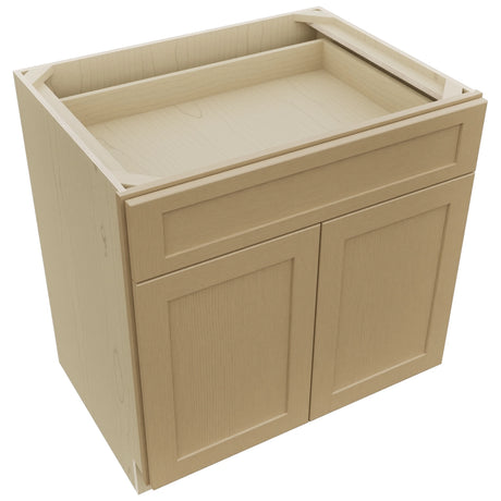 Fabuwood Galaxy Natural Oak B33SDF Base Standard Cabinet, Top View