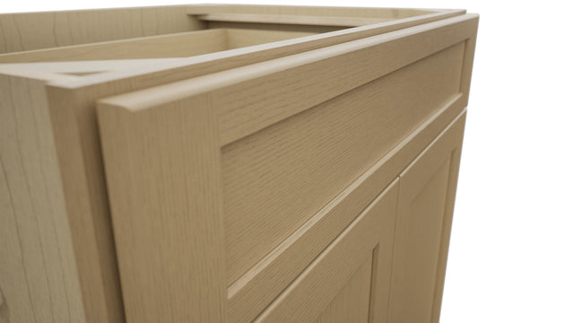 Fabuwood Galaxy Natural Oak B33SDF Base Standard Cabinet, Detail View
