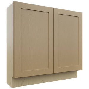 Fabuwood Galaxy Natural Oak B36FD-12D Base Full Door Cabinet, Front View