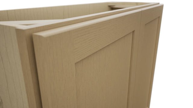 Fabuwood Galaxy Natural Oak B36FD-12D Base Full Door Cabinet, Detail View