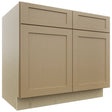 Fabuwood Galaxy Natural Oak B39 Base Standard Cabinet, Front View