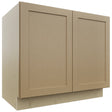 Fabuwood Galaxy Natural Oak B39FD Base Full Door Cabinet, Front View