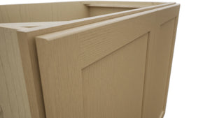 Fabuwood Galaxy Natural Oak B39FD Base Full Door Cabinet, Detail View
