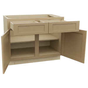 Fabuwood Galaxy Natural Oak B42 Base Standard Cabinet, Open View