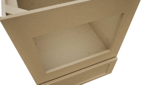 Fabuwood Galaxy Natural Oak BMC24 Base Microwave Cabinet, Detail View