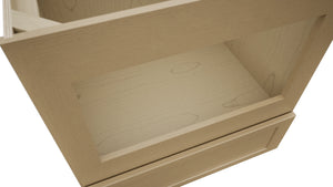 Fabuwood Galaxy Natural Oak BMC30 Base Microwave Cabinet, Detail View