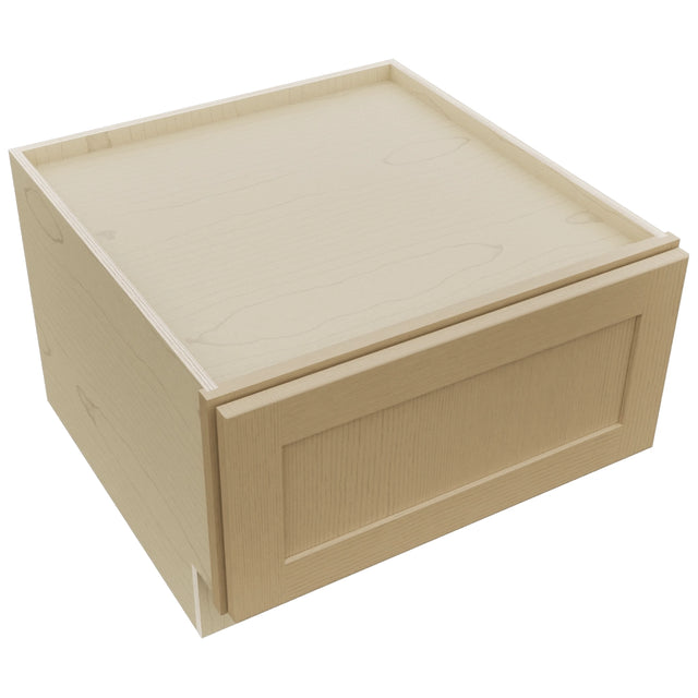Fabuwood Galaxy Natural Oak DBS24 Base Bench Seat Cabinet, Top View