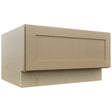 Fabuwood Galaxy Natural Oak DBS30 Base Bench Seat Cabinet, Front View