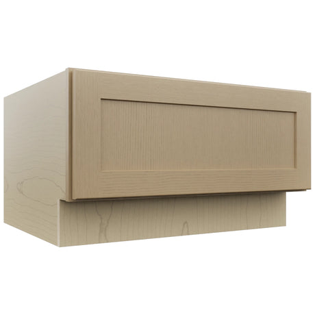 Fabuwood Galaxy Natural Oak DBS30 Base Bench Seat Cabinet, Front View