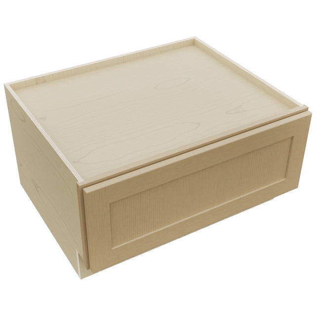 Fabuwood Galaxy Natural Oak DBS30 Base Bench Seat Cabinet, Top View