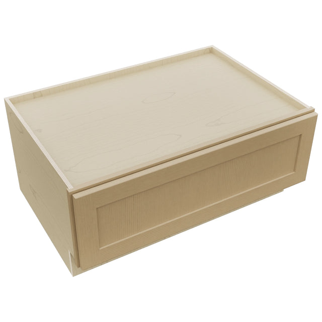 Fabuwood Galaxy Natural Oak DBS36 Base Bench Seat Cabinet, Top View