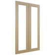 Fabuwood Galaxy Natural Oak DS DFG2442 Wall Prepped Door, Front View