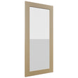 Fabuwood Galaxy Natural Oak DS GDW1839 Wall Glass Door, Front View