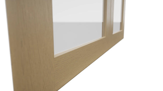 Fabuwood Galaxy Natural Oak DS GDW3642 Wall Glass Door, Detail View